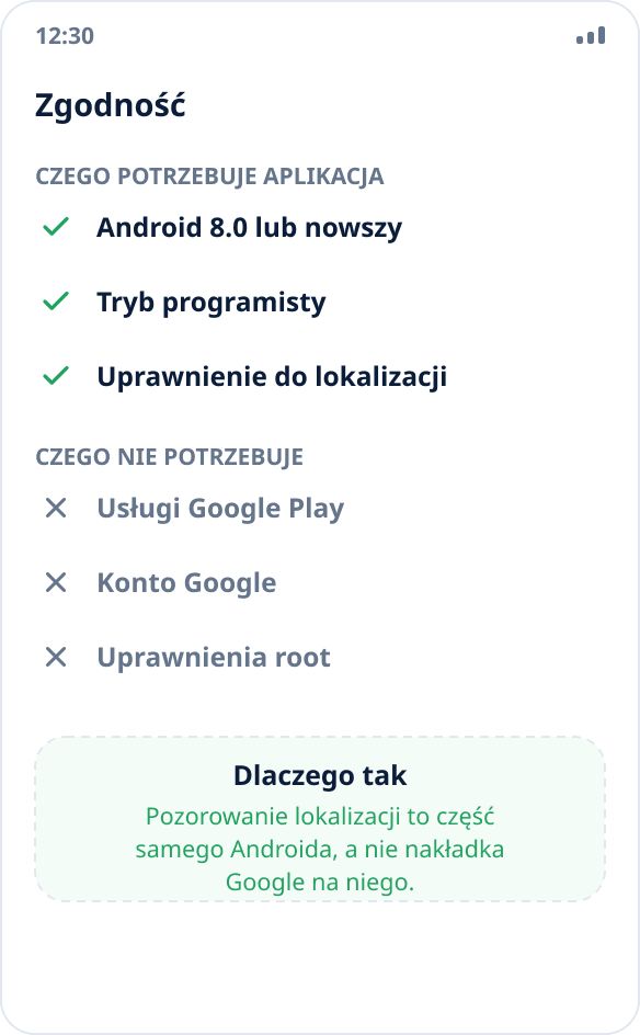 Instalacja Mock Location na Huawei bez usług Google: aplikacja działa przez standardowy mechanizm Androida