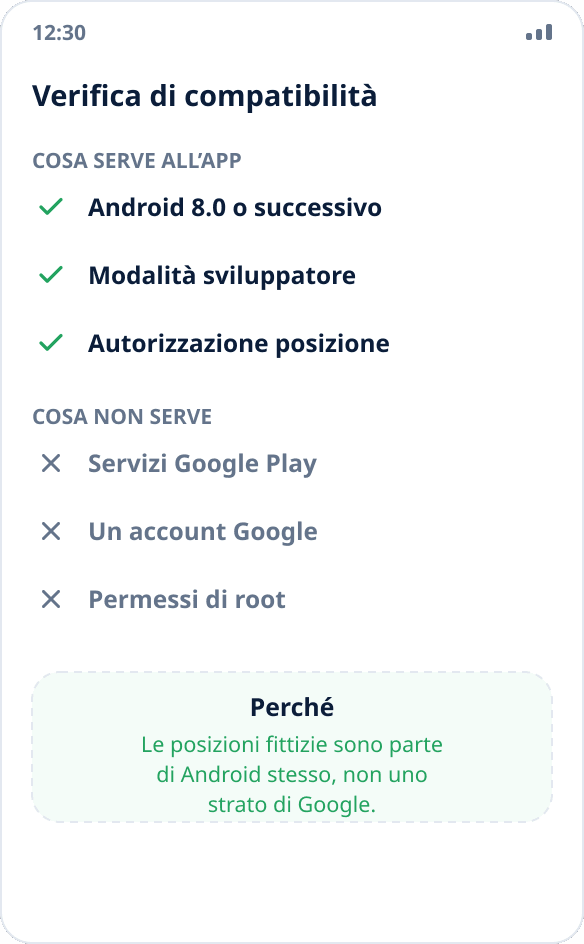 Installare Mock Location su Huawei senza servizi Google: l’app funziona con il meccanismo integrato di Android